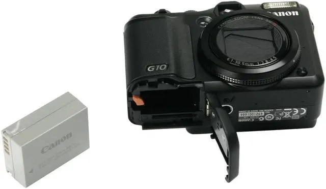 Alt view image 11 of 14 - Canon PowerShot G10 Black 14.7 MP 5X Optical Zoom 28mm Wide Angle Digital Camera