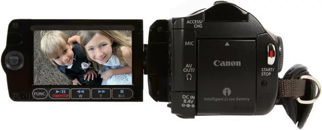 Alt view image 4 of 15 - Canon VIXIA HF11 Black 1/3.2" CMOS Sensor 2.7" 211K LCD 12X Optical Zoom Dual Flash Memory HD Digital Camcorder