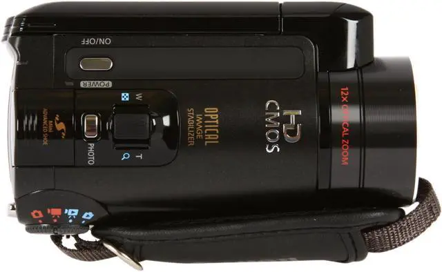 Alt view image 9 of 15 - Canon VIXIA HF11 Black 1/3.2" CMOS Sensor 2.7" 211K LCD 12X Optical Zoom Dual Flash Memory HD Digital Camcorder