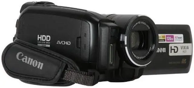 Alt view image 7 of 13 - Canon VIXIA HG21 Black 1/3.2" CMOS 2.7" 211K LCD 12X Optical Zoom 120GB Hard Disk Drive HD Digital Camcorder