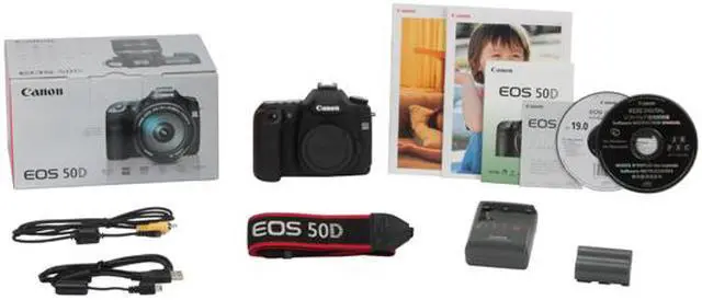Alt view image 13 of 13 - Canon EOS 50D Black 15.1 MP Digital SLR Camera - Body Only
