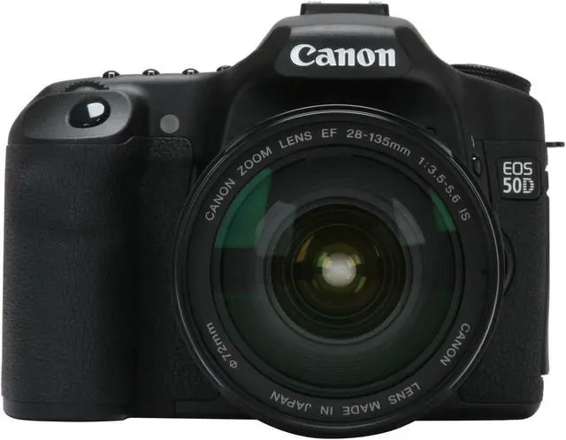 Alt view image 8 of 13 - Canon EOS 50D Black 15.1 MP Digital SLR Camera w/ EF 28-135mm f/3.5-5.6 IS USM Lens
