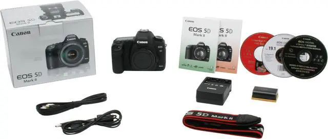 Alt view image 12 of 12 - Canon EOS 5D Mark II Black 21.1 MP Full HD Movie Digital SLR Camera - Body Only