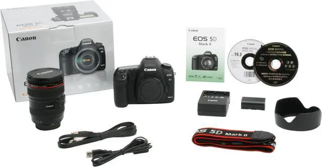 Alt view image 12 of 12 - Canon EOS 5D Mark II Black 21.1 MP Digital SLR Camera w/EF 24-105mm f/4L IS USM Lens