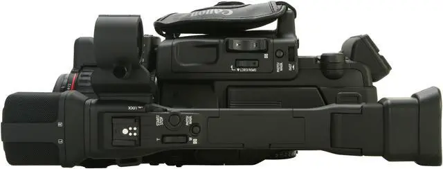 Alt view image 9 of 15 - Canon  XH A1S  Black 1/3" 3CCD  2.8" 207K Professional HDV Camcorder w/ Canon 20x HD Lens with Professional L Series Fluorite