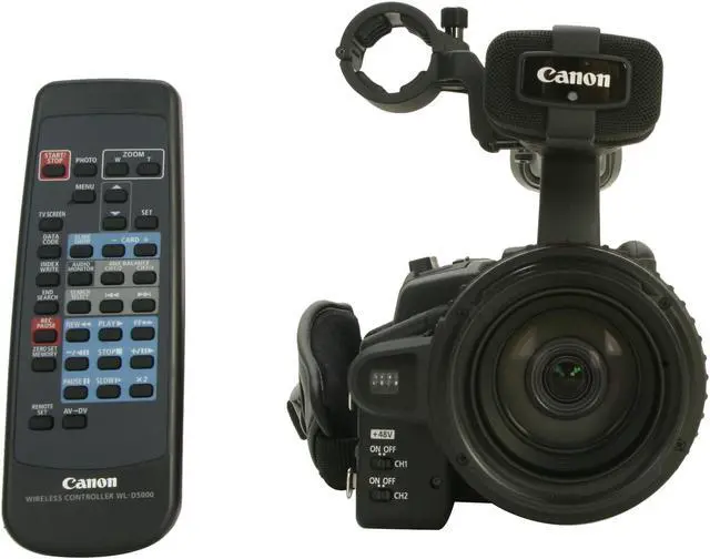 Alt view image 14 of 15 - Canon  XH A1S  Black 1/3" 3CCD  2.8" 207K Professional HDV Camcorder w/ Canon 20x HD Lens with Professional L Series Fluorite