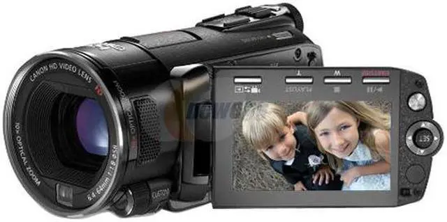 Alt view image 2 of 6 - Canon VIXIA HF S10 Black 1/2.6" CMOS 8.02MP 2.7" 211K 10X Optical Zoom Full HD Dual Flash Memory Camcorder