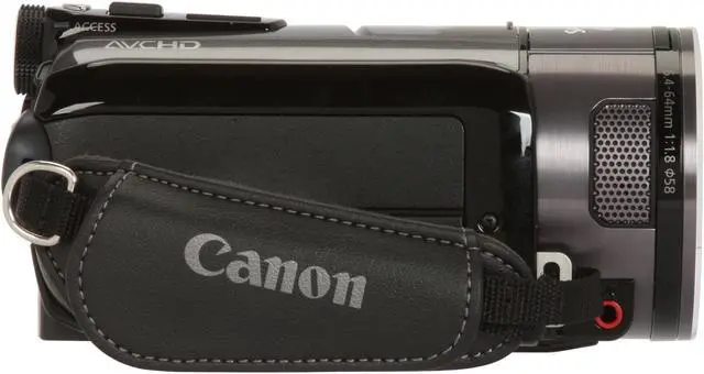 Alt view image 6 of 14 - Canon VIXIA HF S100 Black 1/2.6" CMOS 8.59MP 2.7" 211K 10X Optical Zoom Full HD Flash Memory Camcorder