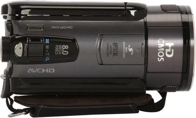 Alt view image 9 of 14 - Canon VIXIA HF S100 Black 1/2.6" CMOS 8.59MP 2.7" 211K 10X Optical Zoom Full HD Flash Memory Camcorder
