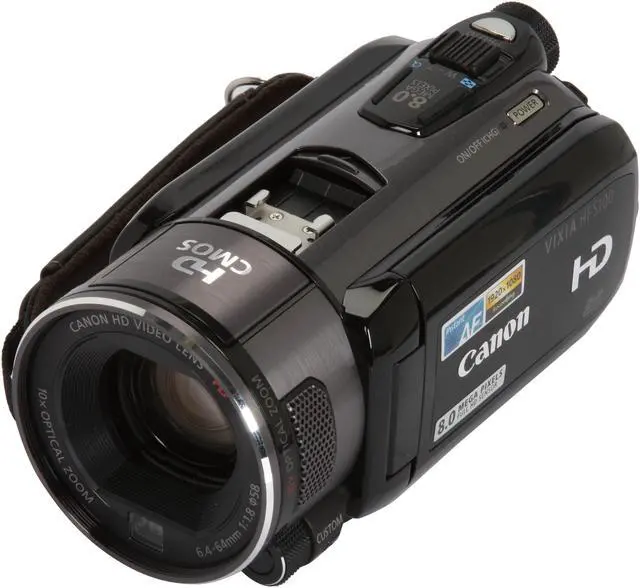 Alt view image 10 of 14 - Canon VIXIA HF S100 Black 1/2.6" CMOS 8.59MP 2.7" 211K 10X Optical Zoom Full HD Flash Memory Camcorder