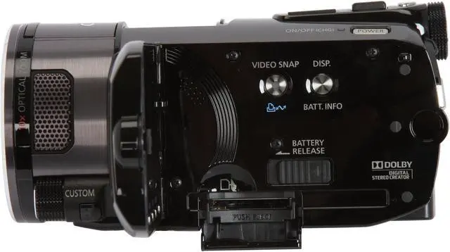 Alt view image 12 of 14 - Canon VIXIA HF S100 Black 1/2.6" CMOS 8.59MP 2.7" 211K 10X Optical Zoom Full HD Flash Memory Camcorder