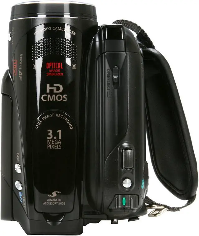 Alt view image 6 of 10 - Canon VIXIA HV40  Black 1/2.7" CMOS 2.76MP 2.7" 123K 10X Optical Zoom Full HD MiniDV Tape Camcorder