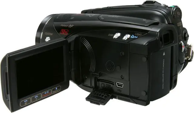 Alt view image 7 of 10 - Canon VIXIA HV40  Black 1/2.7" CMOS 2.76MP 2.7" 123K 10X Optical Zoom Full HD MiniDV Tape Camcorder