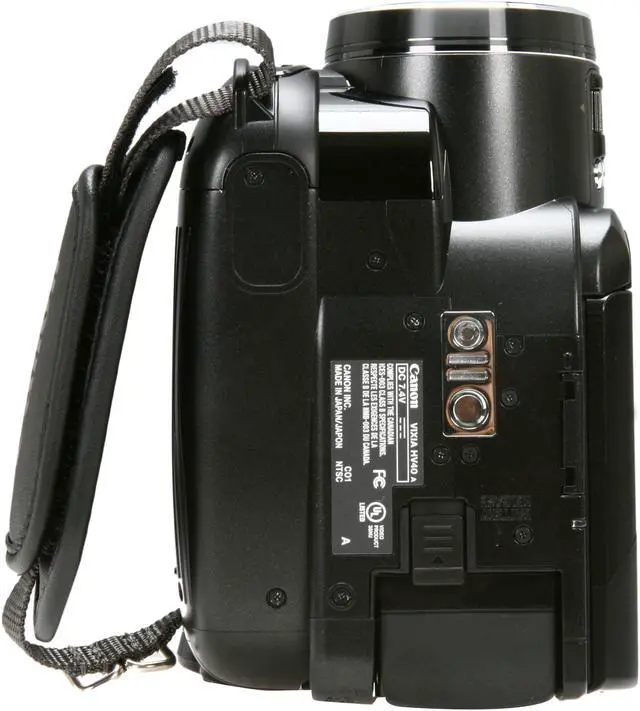 Alt view image 9 of 10 - Canon VIXIA HV40  Black 1/2.7" CMOS 2.76MP 2.7" 123K 10X Optical Zoom Full HD MiniDV Tape Camcorder
