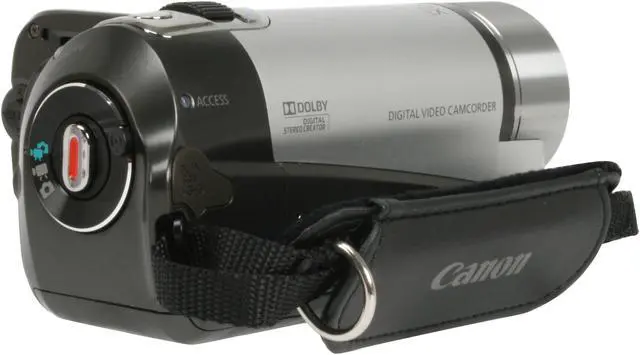 Alt view image 11 of 19 - Canon FS200 Misty Silver 1/6" CCD 2.7" 123K 37X Optical Zoom Flash Memory Camcorder