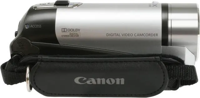 Alt view image 12 of 19 - Canon FS200 Misty Silver 1/6" CCD 2.7" 123K 37X Optical Zoom Flash Memory Camcorder