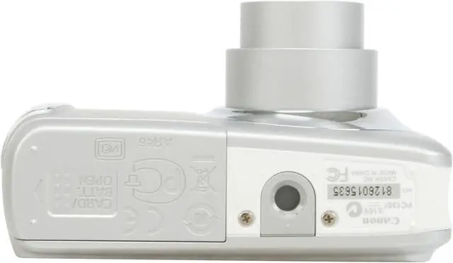 Alt view image 10 of 12 - Canon PowerShot A480 Silver 10.0 MP 3.3X Optical Zoom Digital Camera