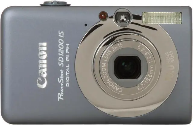 Alt view image 8 of 11 - Canon PowerShot SD1200 IS Dark Gray 10.0 MP 3X Optical Zoom Digital Camera
