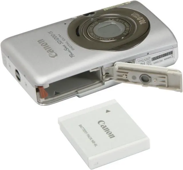 Alt view image 10 of 11 - Canon PowerShot SD1200 IS Light Gray 10.0 MP 3X Optical Zoom Digital Camera