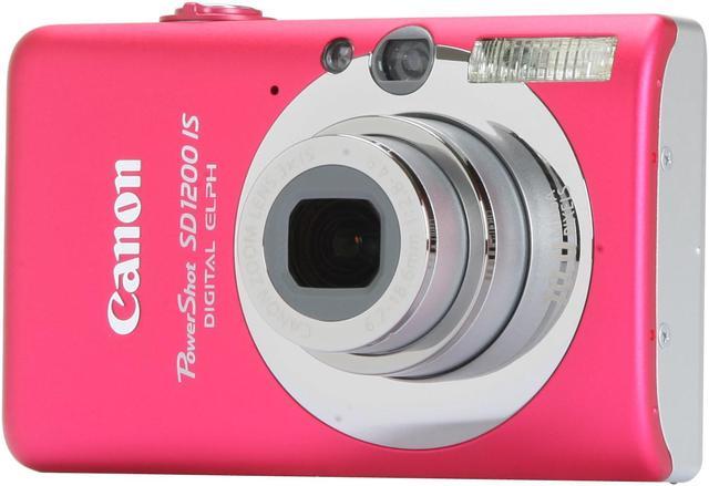 Canon PowerShot SD1200 IS Pink 10.0 MP 3X Optical Zoom Digital Camera