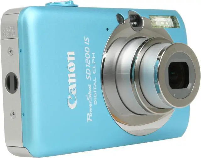 Alt view image 7 of 12 - Canon PowerShot SD1200 IS Blue 10.0 MP 3X Optical Zoom Digital Camera