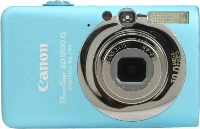 Alt view image 8 of 12 - Canon PowerShot SD1200 IS Blue 10.0 MP 3X Optical Zoom Digital Camera