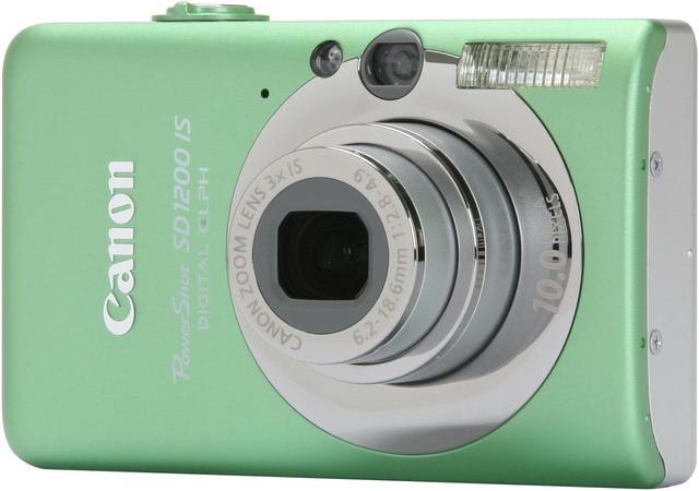 Canon PowerShot SD1200 IS Green 10.0 MP 3X Optical Zoom Digital Camera