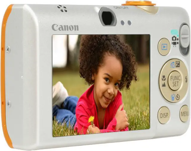 Alt view image 3 of 12 - Canon PowerShot SD1200 IS Orange 10.0 MP 3X Optical Zoom Digital Camera