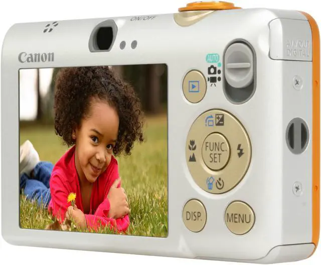 Alt view image 5 of 12 - Canon PowerShot SD1200 IS Orange 10.0 MP 3X Optical Zoom Digital Camera
