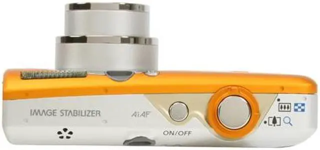 Alt view image 9 of 12 - Canon PowerShot SD1200 IS Orange 10.0 MP 3X Optical Zoom Digital Camera