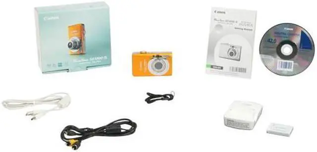 Alt view image 12 of 12 - Canon PowerShot SD1200 IS Orange 10.0 MP 3X Optical Zoom Digital Camera