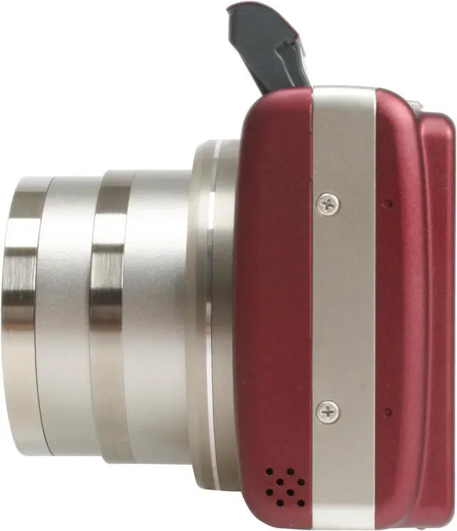 Alt view image 2 of 12 - Canon PowerShot SX200 IS Red 12.1 MP 12X Optical Zoom 28mm Wide Angle Digital Camera