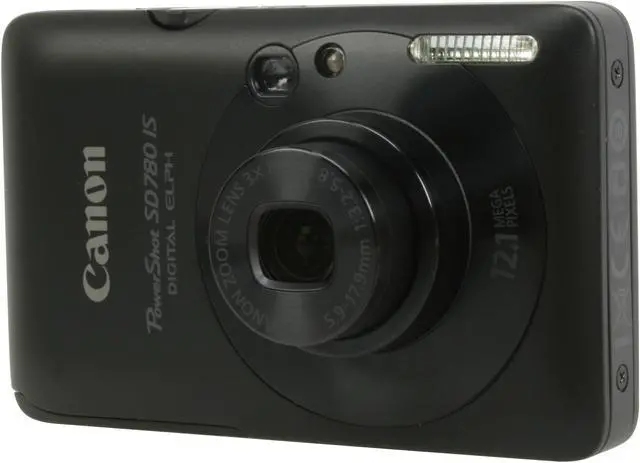 Main image of Canon PowerShot SD780 IS Black 12.1 MP 3X Optical Zoom Digital Camera