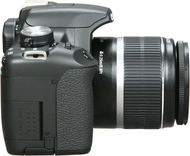Alt view image 5 of 10 - Canon EOS Rebel T1i Black 15.1 MP Digital SLR Camera w/ EF-S 18-55mm f/3.5-5.6 IS Lens