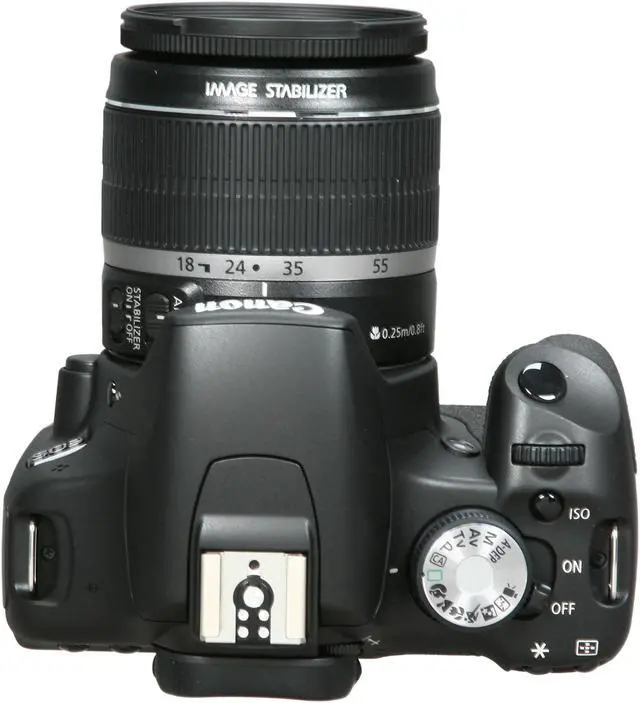 Alt view image 7 of 10 - Canon EOS Rebel T1i Black 15.1 MP Digital SLR Camera w/ EF-S 18-55mm f/3.5-5.6 IS Lens