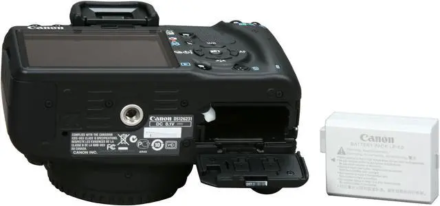 Alt view image 9 of 10 - Canon EOS Rebel T1i Black 15.1 MP Digital SLR Camera w/ EF-S 18-55mm f/3.5-5.6 IS Lens