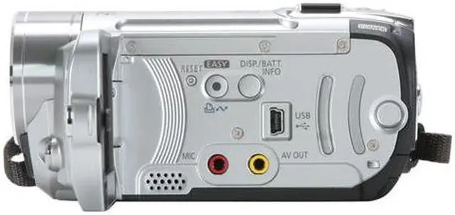 Alt view image 2 of 10 - Canon FS10 Silver 1/6" CCD 2.7" 123K 37X Optical Zoom Internal 8GB Dual Flash Memory Camcorder