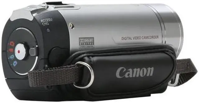 Alt view image 5 of 10 - Canon FS10 Silver 1/6" CCD 2.7" 123K 37X Optical Zoom Internal 8GB Dual Flash Memory Camcorder
