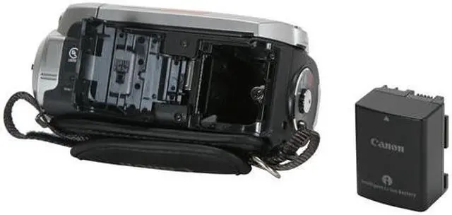 Alt view image 9 of 10 - Canon FS10 Silver 1/6" CCD 2.7" 123K 37X Optical Zoom Internal 8GB Dual Flash Memory Camcorder