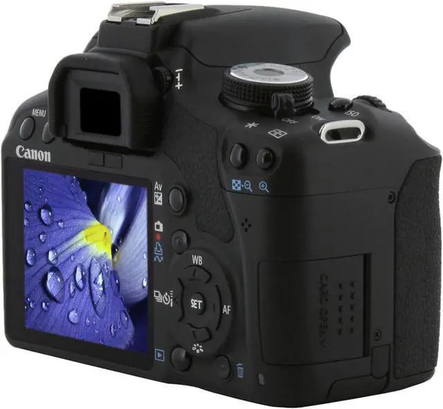 Alt view image 5 of 12 - Canon EOS Rebel T1i Black 15.1 MP Full HD Movie Digital SLR Camera - Body Only