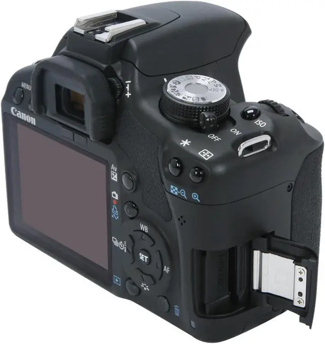 Alt view image 10 of 12 - Canon EOS Rebel T1i Black 15.1 MP Full HD Movie Digital SLR Camera - Body Only