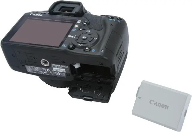 Alt view image 11 of 12 - Canon EOS Rebel T1i Black 15.1 MP Full HD Movie Digital SLR Camera - Body Only