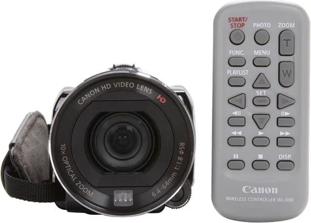 Alt view image 9 of 13 - Canon VIXIA HF S11 Black 1/2.6" CMOS 2.7" 211K LCD 10X Optical Zoom 64GB Internal Flash Drive Full HD Dual Flash Memory Camcorder