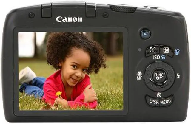 Alt view image 4 of 9 - Canon PowerShot SX120 IS Black 10.0 MP 10X Optical Zoom Digital Camera