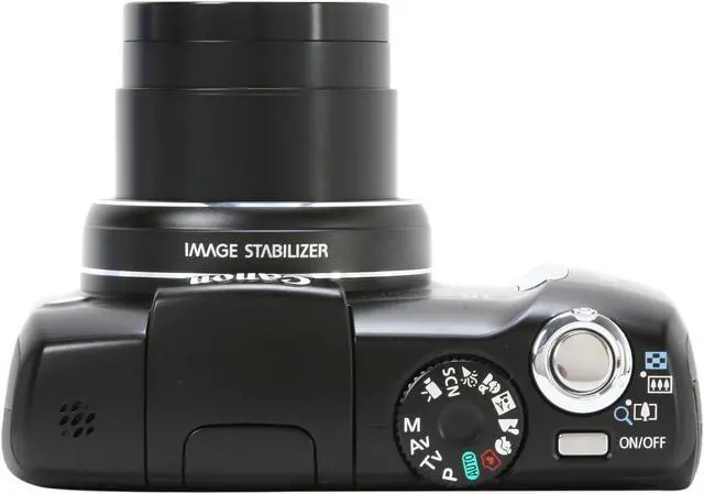 Alt view image 7 of 9 - Canon PowerShot SX120 IS Black 10.0 MP 10X Optical Zoom Digital Camera