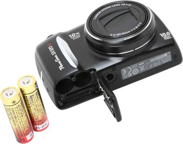 Alt view image 8 of 9 - Canon PowerShot SX120 IS Black 10.0 MP 10X Optical Zoom Digital Camera