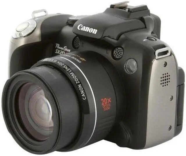 Alt view image 2 of 5 - Canon PowerShot SX20 IS Black 12.1 MP 20X Optical Zoom 28mm Wide Angle Digital Camera