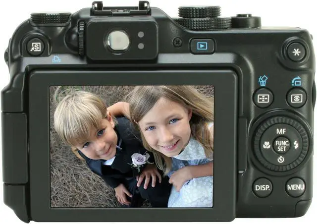 Alt view image 4 of 9 - Canon PowerShot G11 Black 10.0 MP 5X Optical Zoom 28mm Wide Angle Digital Camera