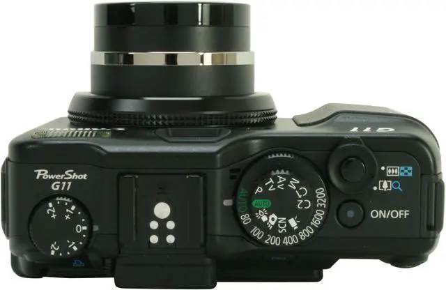 Alt view image 6 of 9 - Canon PowerShot G11 Black 10.0 MP 5X Optical Zoom 28mm Wide Angle Digital Camera