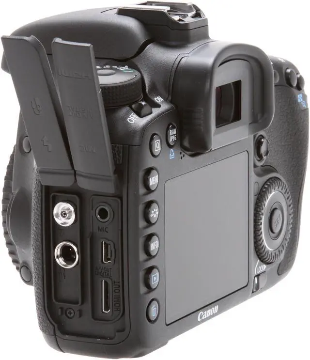 Alt view image 7 of 10 - Canon EOS 7D 3814B004 Black 18.0 MP Digital SLR Camera - International Model - Body Only